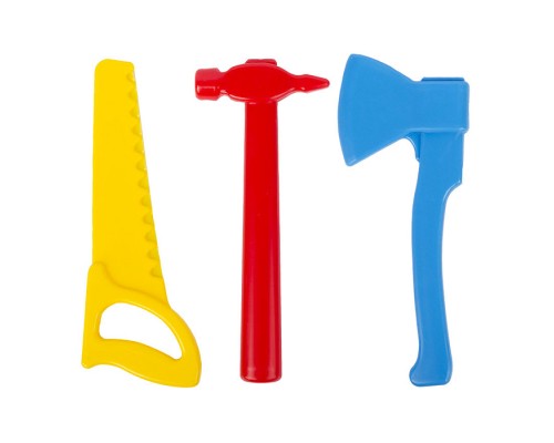 Набор инструментов "Столярный набор" 3 предмета (ножовка, топор, молоток)