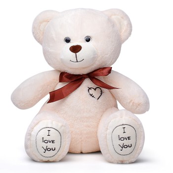 Медведь Фил, 30 см сидя, латте