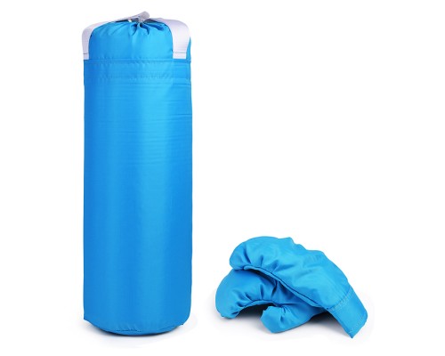 Набор детский игровой (перчатки, груша 60 см.) Оксфорд (голубой)