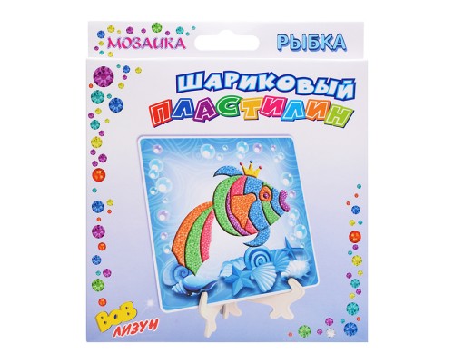 Шариковый пластилин "Мозаика" Рыбка