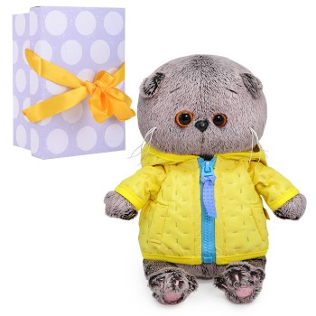 Кот Басик BABY в стеганой курточке