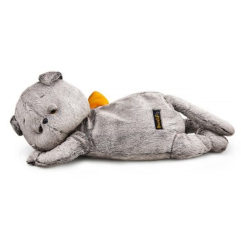 Кот Басик сонный с карманом на молнии (пижамница), 50 см