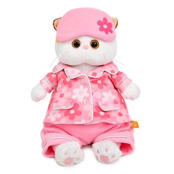 Кошечка Ли-Ли в пижаме с принтом "Цветочек"