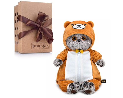 Кот Басик в кигуруми "Медвежонок"