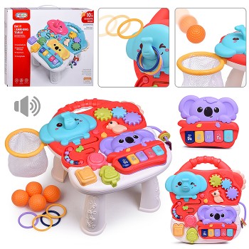 Столик развивающий "Коала и слоник" 3 в 1 в коробке