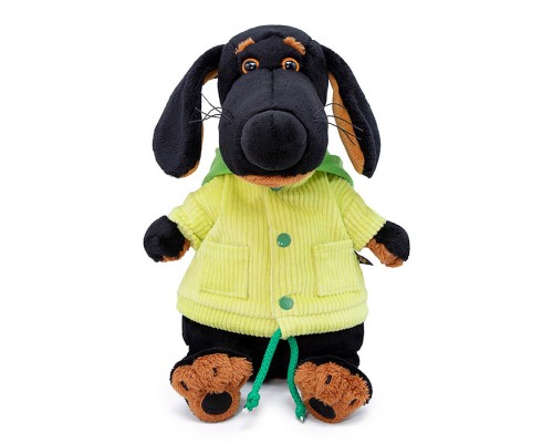 Собака Ваксон в вельветовой куртке