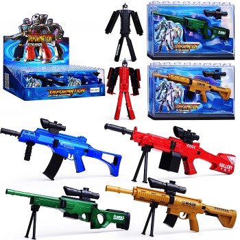 Робот трансформирующийся в оружие, в коробке