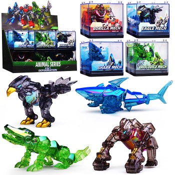 Робот трансформирующийся в фантастических животных, в коробке