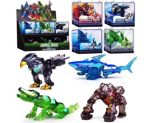 Робот трансформирующийся в фантастических животных, в коробке