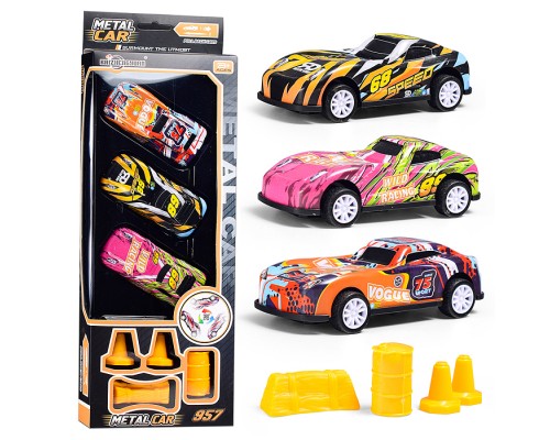 Набор машин "Ветер в колесах" металл, в коробке