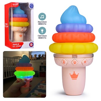 Игрушка развивающая "Яркая мороженка" в коробке