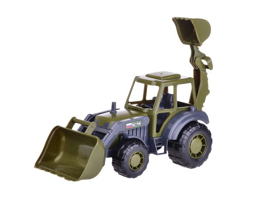 Мастер, трактор-экскаватор военный