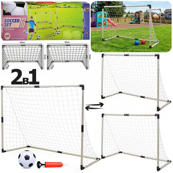 Ворота футбольные "Забей гол" (мяч, насос) коробка