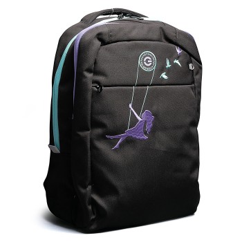 Рюкзак (/2 черный - сиреневый)