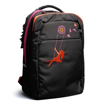 Рюкзак (/1 черный - оранжевый)