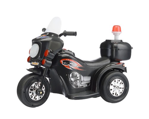 Детский электромотоцикл ROCKET&laquo;Мотоцикл шерифа&raquo; ,1 мотор 20 ВТ, черный