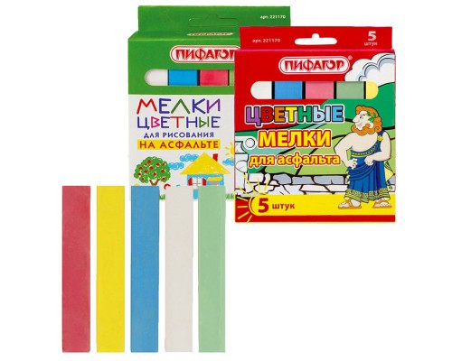 Набор мелков (5 цветов)