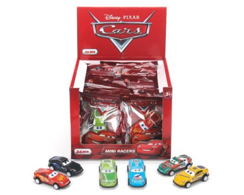 Машина металл Тачки 7 см, пакет, дисплей