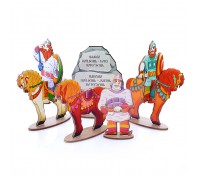 Театр на столе Мир русских сказок "Три богатыря" в пакете