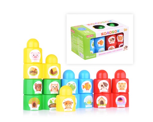 Конструктор Колобок. Игра "Помоги найти мой домик"