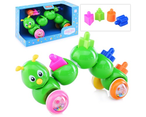 Каталка-сортер "Гусеничка"