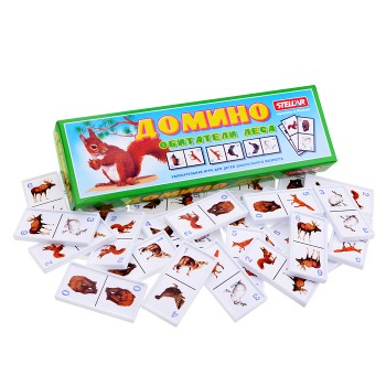 Домино №18 "Обитатели леса"
