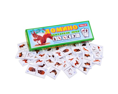 Домино №18 "Обитатели леса"