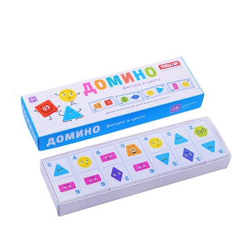 Домино большое "Фигуры и цвета"