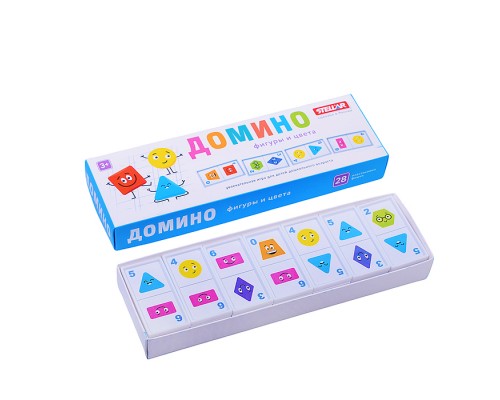 Домино большое "Фигуры и цвета"