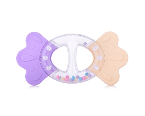 Погремушка-прорезыватель "Бантик" коллекция "Карамель"