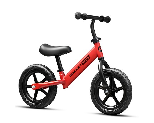 Беговел 12" Rocket R0044NEW-RD, колеса EVA, цвет красный