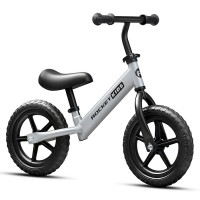 Беговел 12" Rocket R0044NEW-GR, колеса EVA, цвет серый