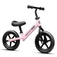 Беговел 12" Rocket R0044NEW-PK, колеса EVA, цвет розовый