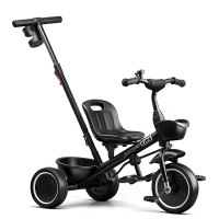 Велосипед трехколесный Rocket 107NEW, колеса EVA 10"/8", цвет черный