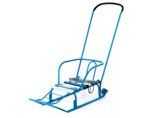 Игрушка. Санки детские "Тимка 5 комфорт+" (голубой)