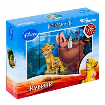 Кубики 12шт "Дисней "Король Лев"