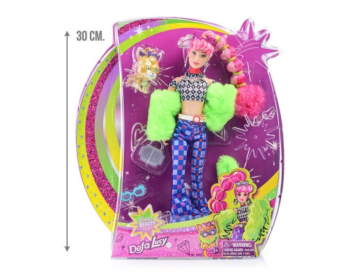 Кукла "Красотка" на листе