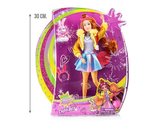 Кукла "Королева красоты" на листе