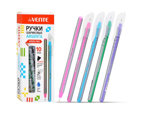 Ручка шариковая "Argenta" серия Speed Pro, d=0,7 мм, ультра гладкое письмо, синяя