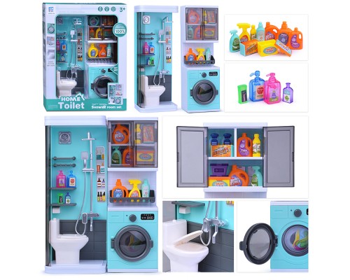 Набор мебели для кукол "Ванная комната-2" на батарейках, в коробке