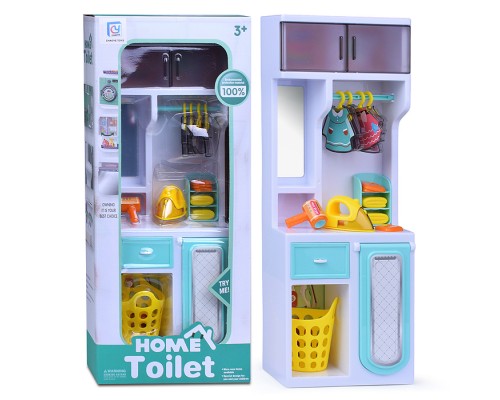 Набор мебели для кукол "Гардеробная с гладильной доской" в коробке