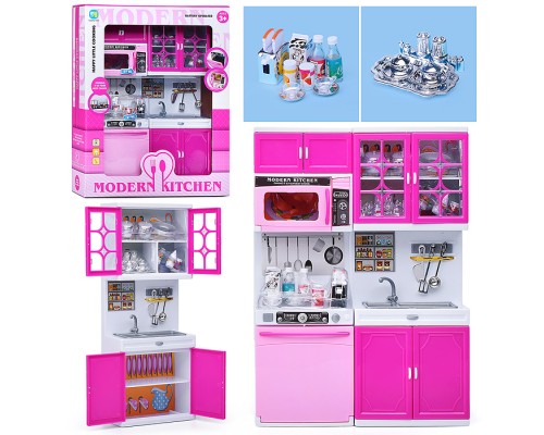 Набор мебели для кукол "Мини кухня" розовая, в коробке