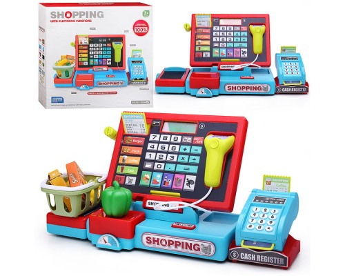 Игровой набор "Касса. Магазин дома №1" с аксессуарами, в коробке