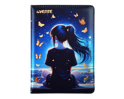 Дневник 1-11кл. "Butterfly Dreams" универсальный блок, 48 листов, белая бумага 80 г/м&sup2;, печать в 1 краску, твердая обложка из искусственной кожи с поролоном, цветная печать, тиснение фольгой, отстрочка, цветной форзац, 1 ляссе