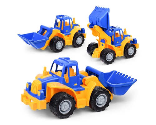 Трактор "Богатырь" с грейдером