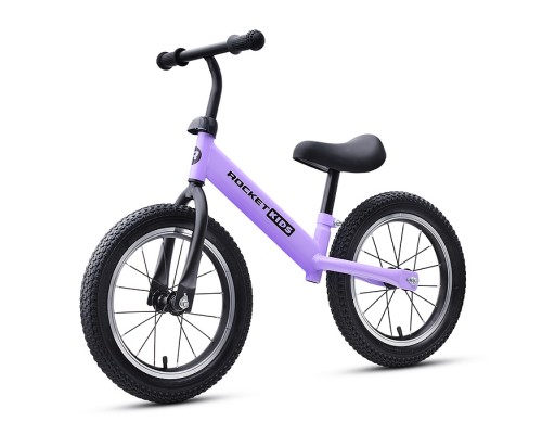 Беговел 14" Rocket, колеса надувные, цвет фиолетовый