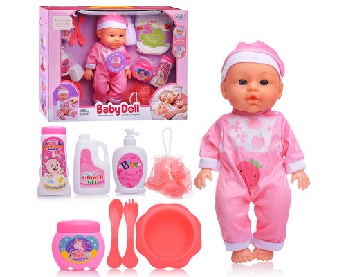 Пупс "Женя" (пьет, писает) с аксессуарами, в коробке