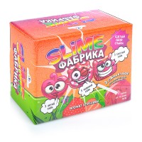 Набор для опытов и экспериментов "Юный химик" Слайм фабрика "Клубника"