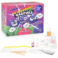 Набор для опытов и экспериментов "Юный химик" Слайм фабрика "Малина"
