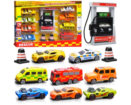 Набор машин "Дорожные приключения" в коробке